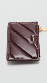 Mango purse diagonal in eggplant - Image 3