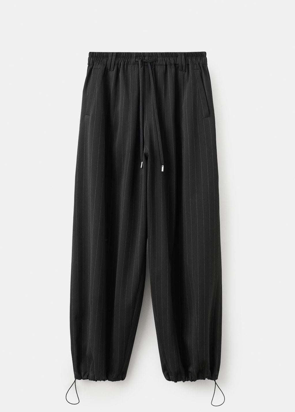 Mango trousers stripe in black - Image 2