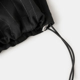 Mango trousers stripe in black - Image 3