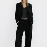 Mango top verona in dark vigore grey-001