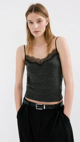 Mango top verona in dark vigore grey-002