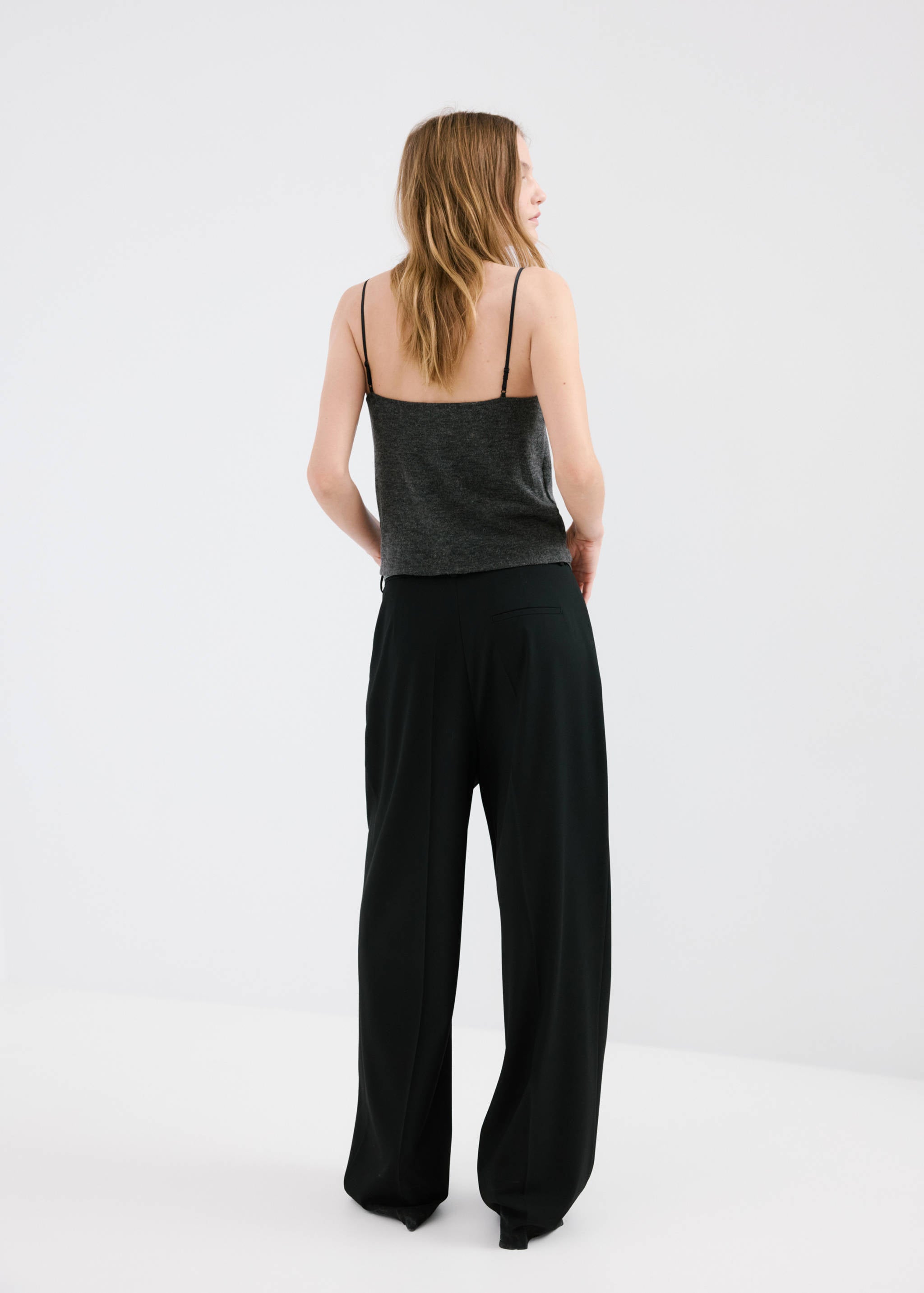 Mango top verona in dark vigore grey-003