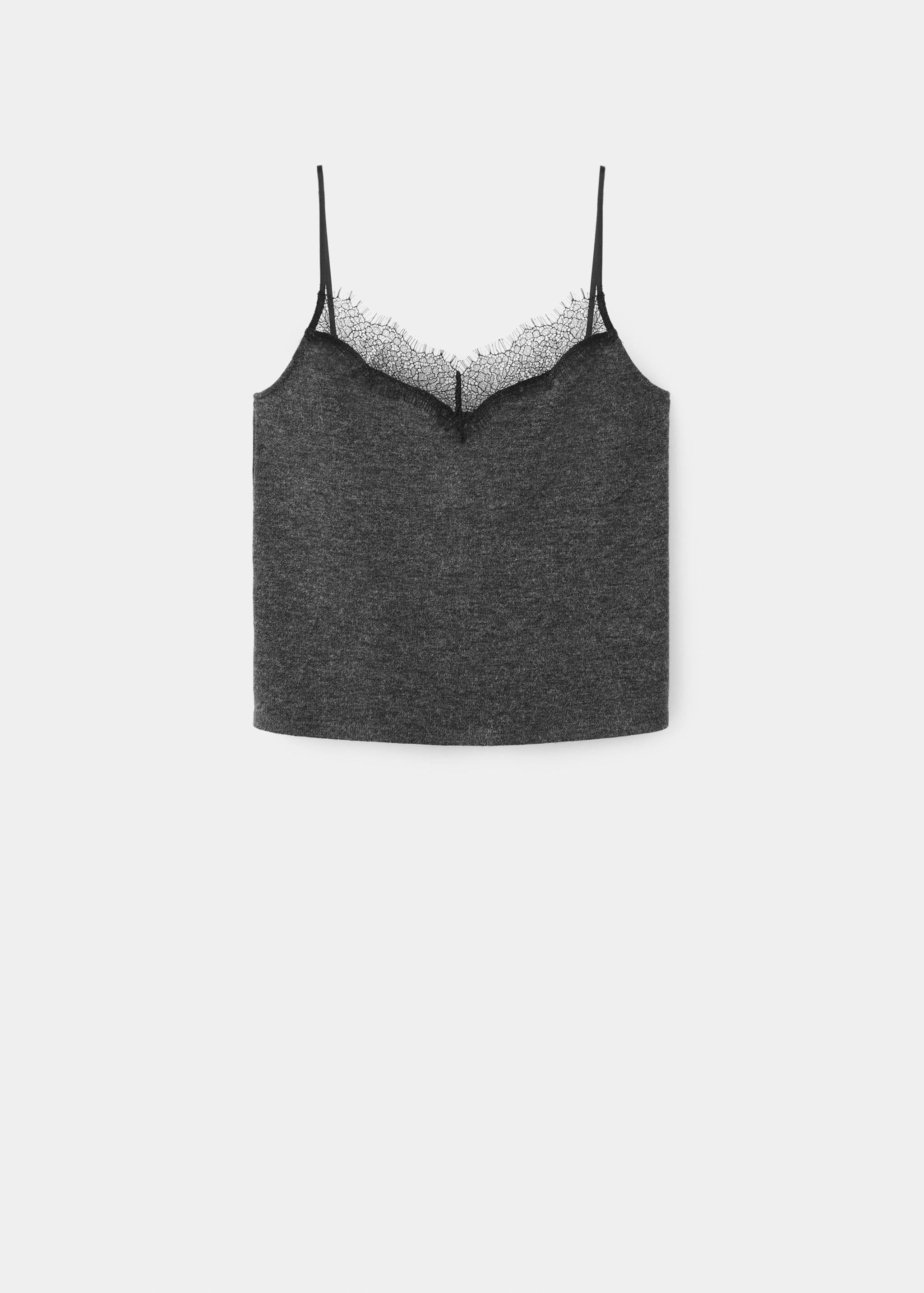 Mango top verona in dark vigore grey-021