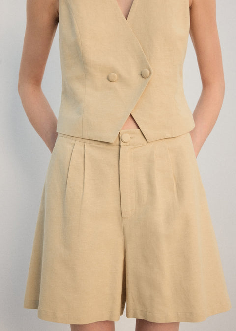 Mango shorts garbanzo in mustard