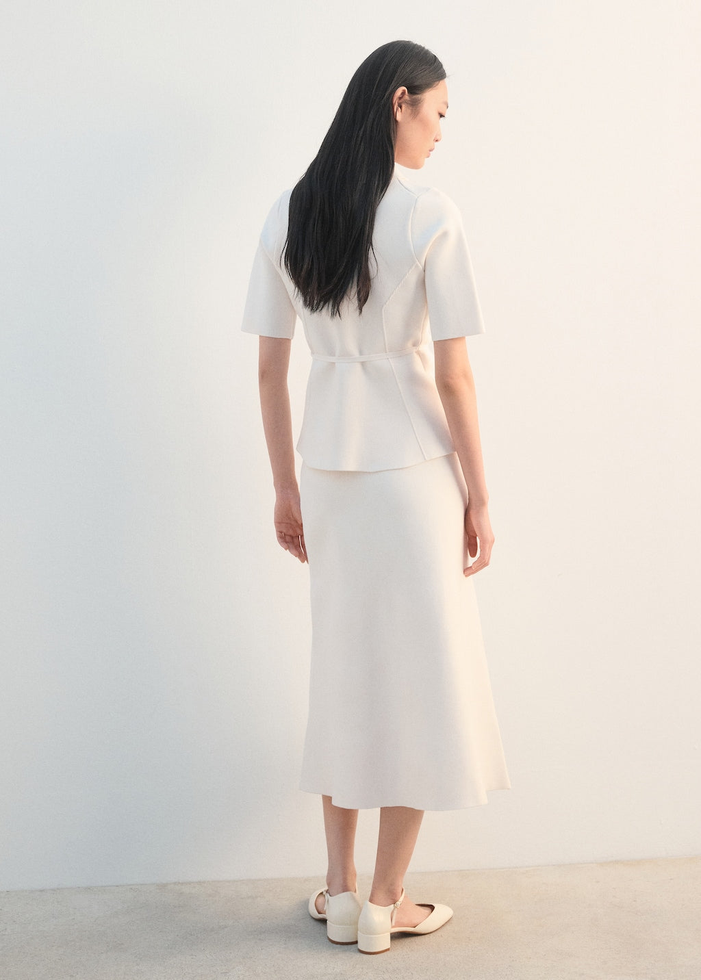Mango skirt sharon in off white - Image 6