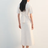 Mango skirt sharon in off white - Image 6