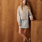 Mango skirt cindy in light denim-008