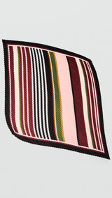 Mango kerchief pleat in garnet - Image 2