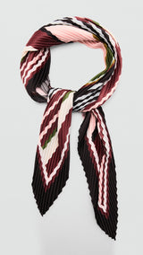 Mango kerchief pleat in garnet - Image 3