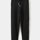 Mango trousers dan in black-021