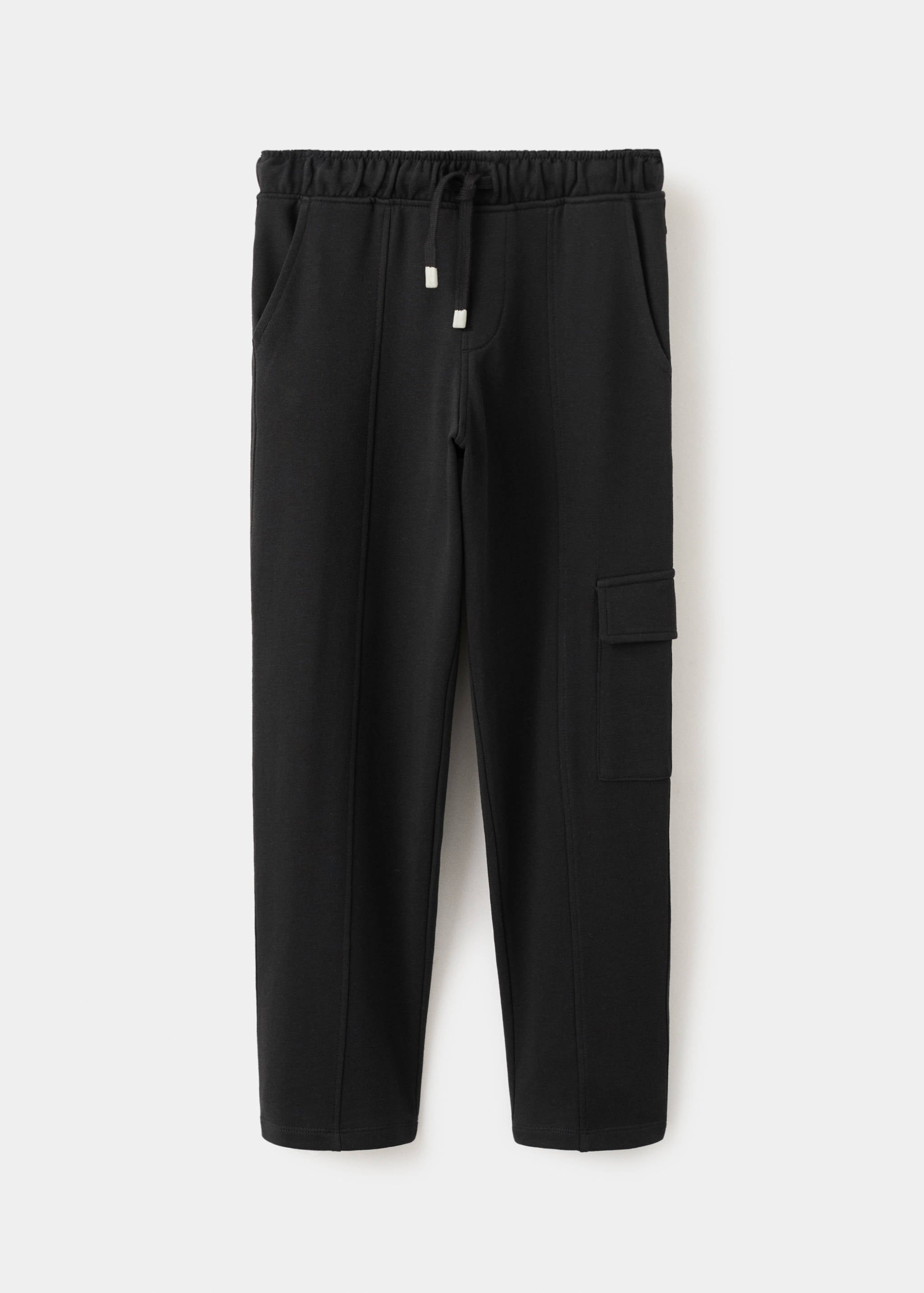 Mango trousers dan in black-021