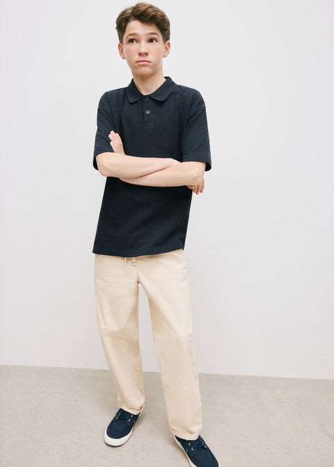 Mango trousers franky in sand