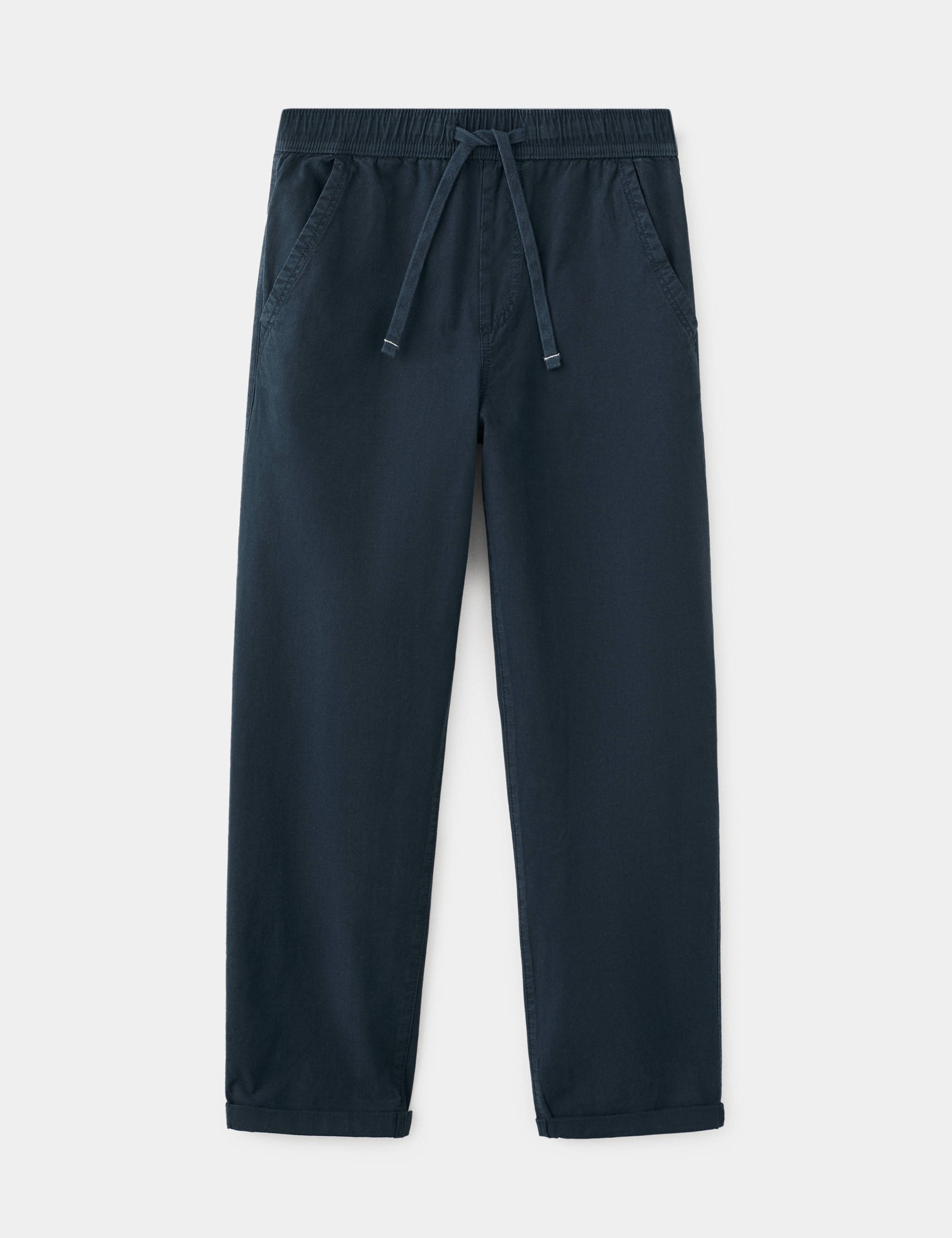 Mango trousers franky in navy-021