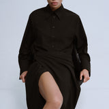 Mango shirt aura in chocolate - Image 1