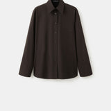 Mango shirt aura in chocolate - Image 2