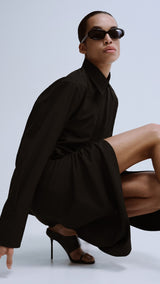 Mango shirt aura in chocolate - Image 5