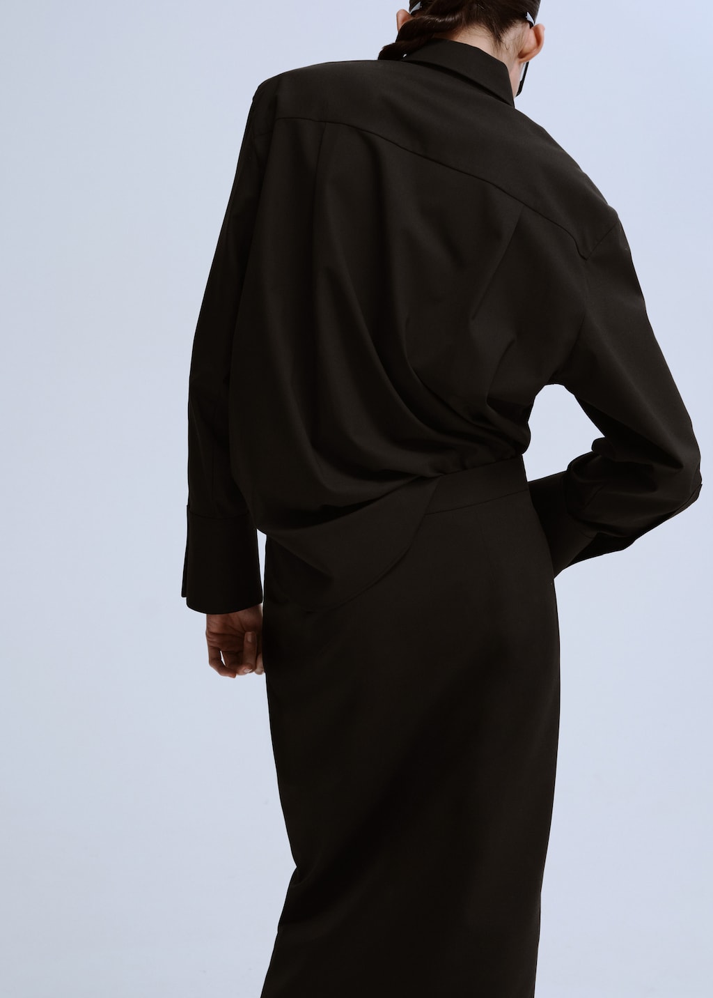 Mango shirt aura in chocolate - Image 7