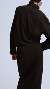 Mango shirt aura in chocolate - Image 7