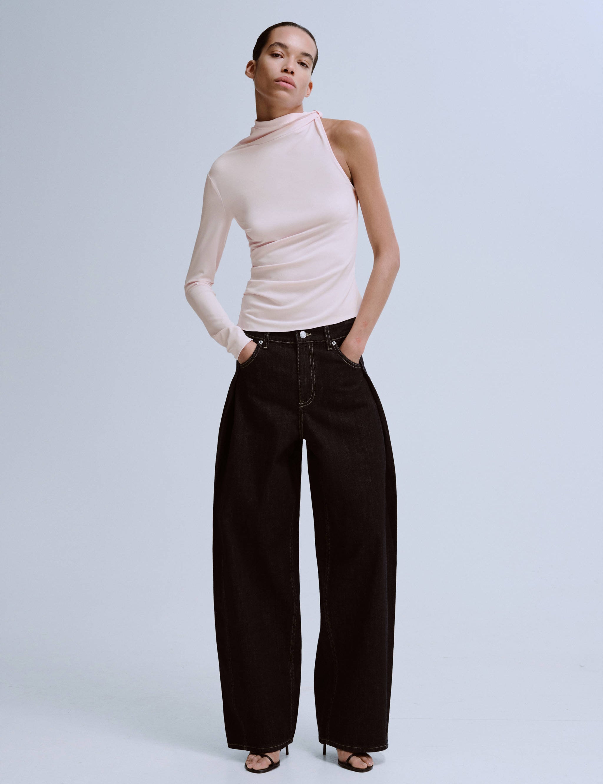 Mango t-shirt phoebe in vintage pink-001
