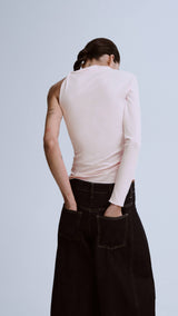 Mango t-shirt phoebe in vintage pink-003