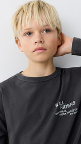 Mango t-shirt ewall in anthracite - Image 4