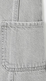 Mango pichi pichi in grey denim - Image 2