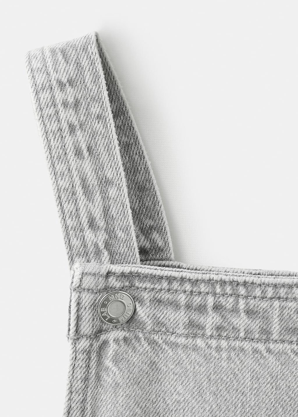 Mango pichi pichi in grey denim - Image 4
