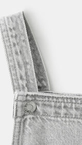 Mango pichi pichi in grey denim - Image 4