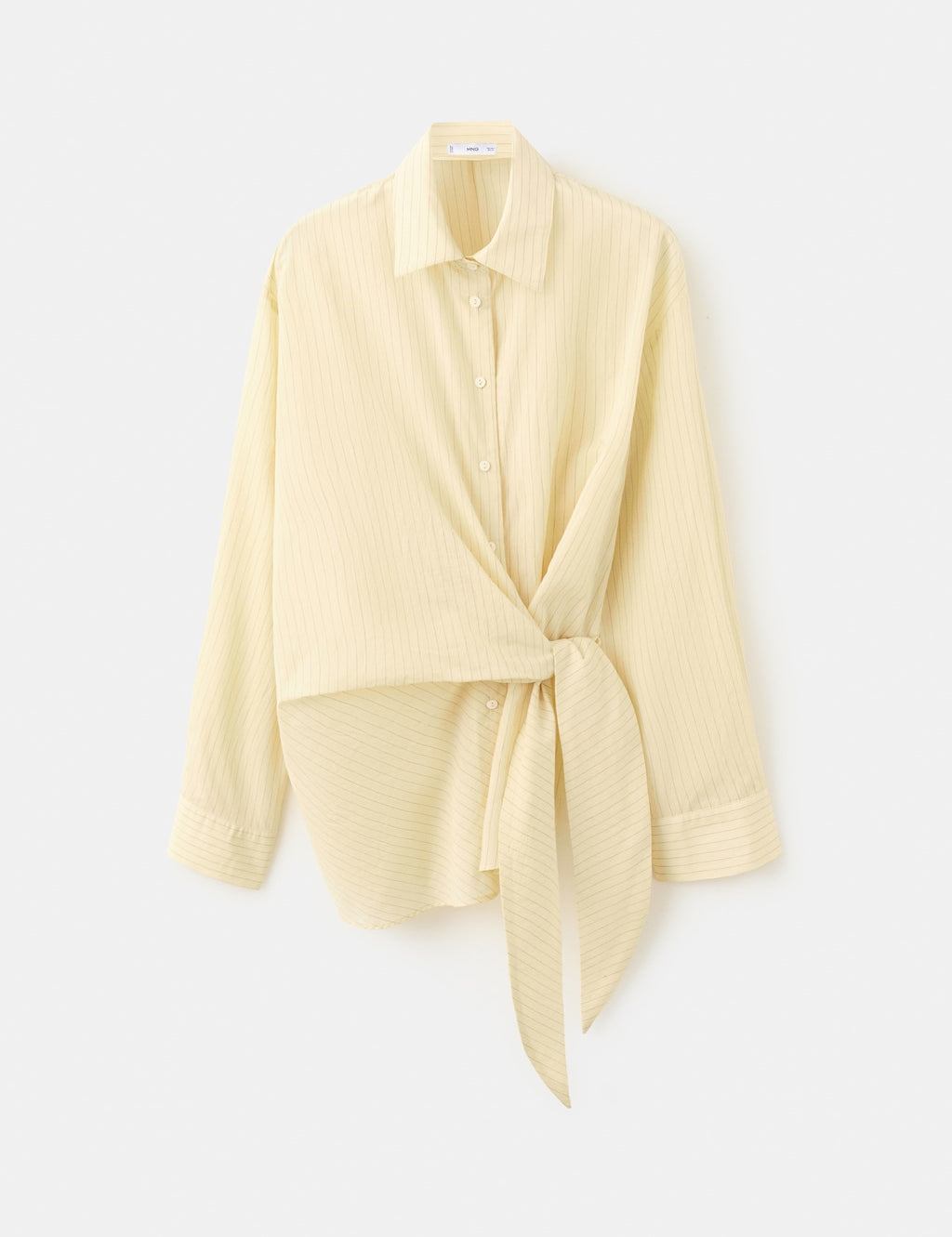 Mango shirt chipiti in pastel yellow - Image 2