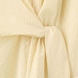 Mango shirt chipiti in pastel yellow - Image 3