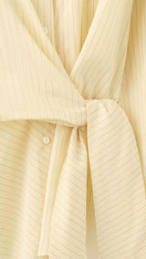 Mango shirt chipiti in pastel yellow - Image 3