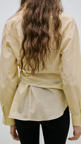 Mango shirt chipiti in pastel yellow - Image 5
