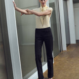 Mango top bert in pastel yellow-001