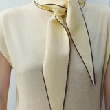 Mango top bert in pastel yellow-002