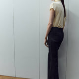 Mango top bert in pastel yellow-003