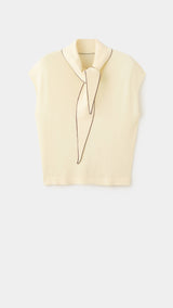 Mango top bert in pastel yellow-021