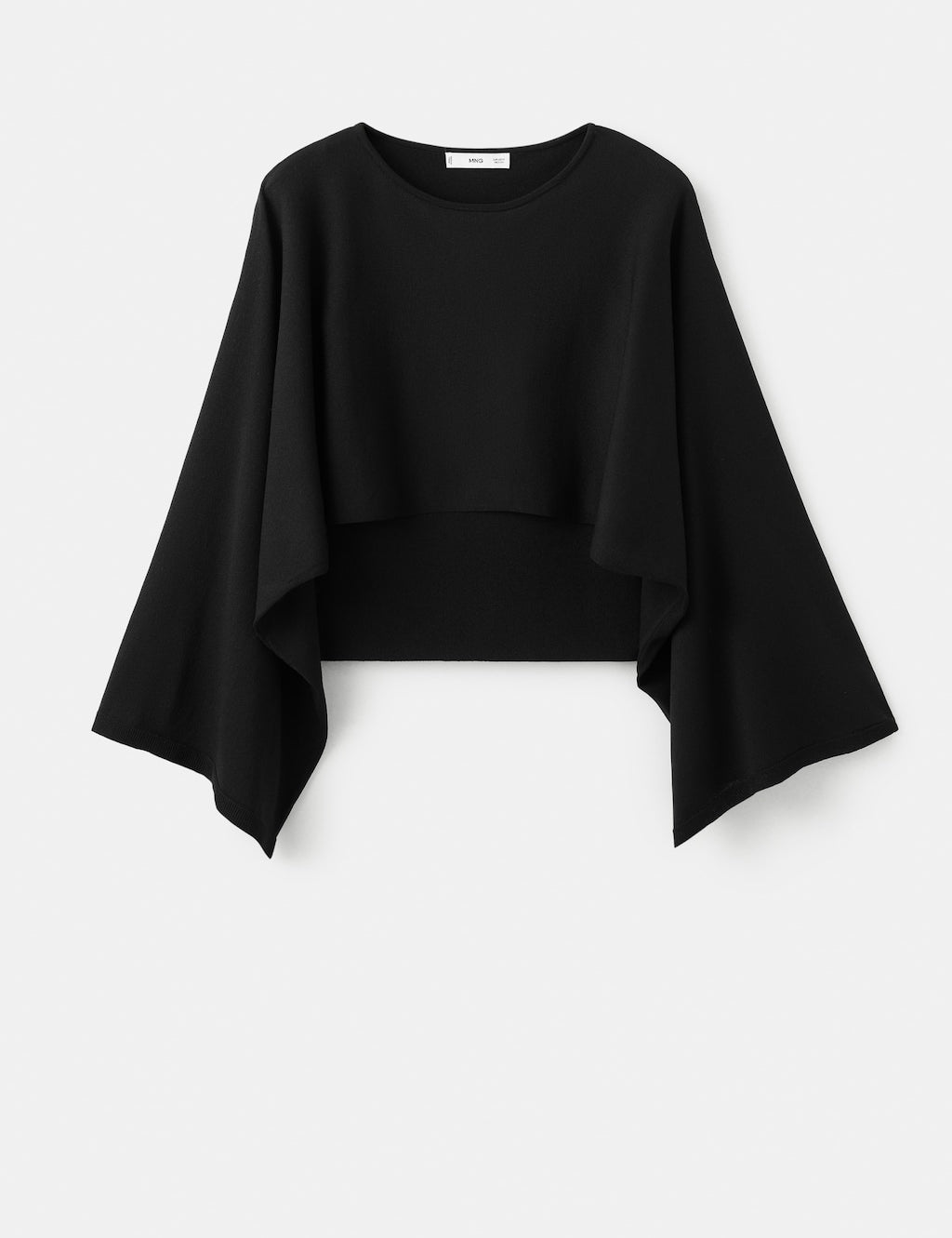 Mango cape capote in black - Image 2