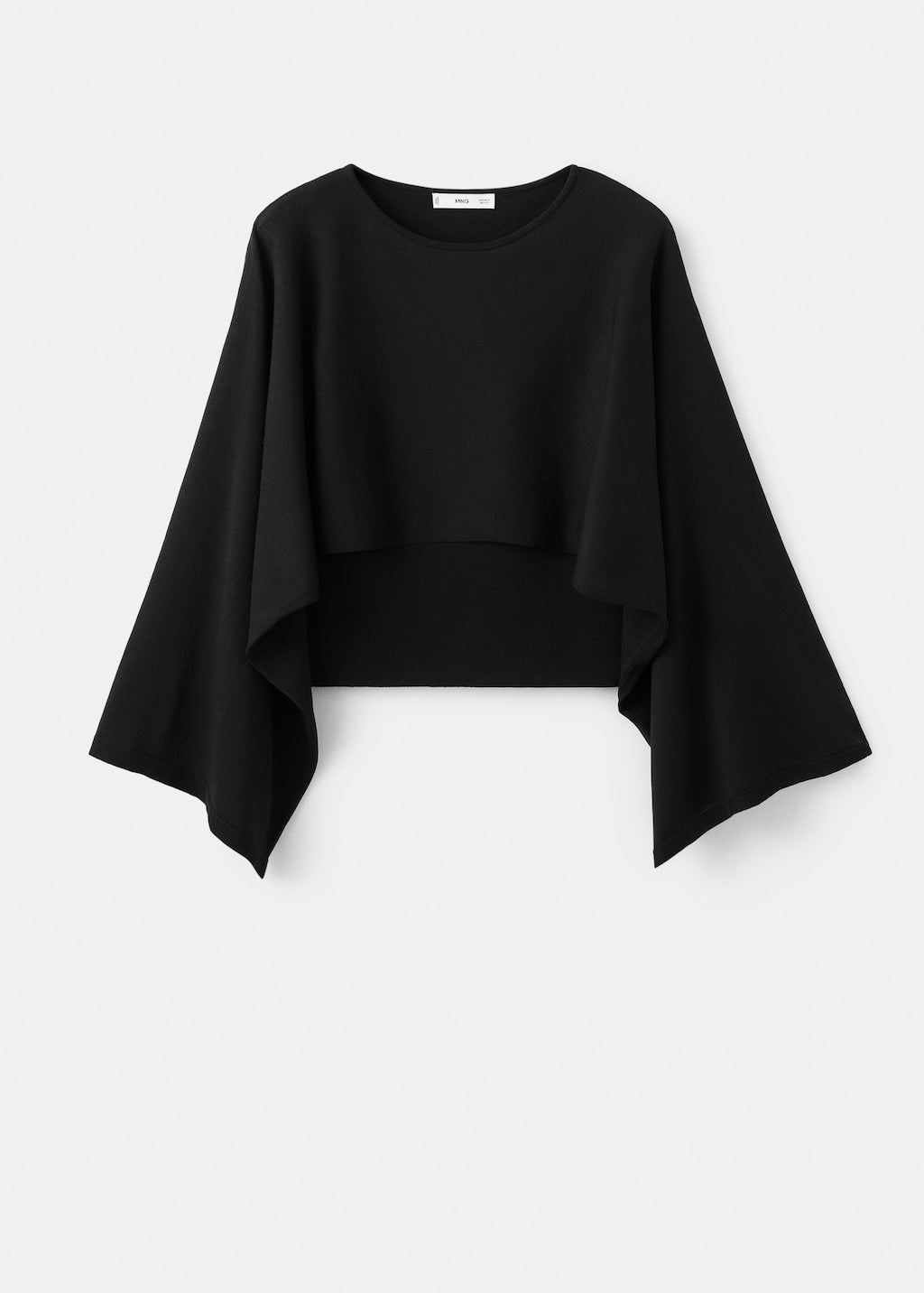 Mango cape capote in black - Image 2