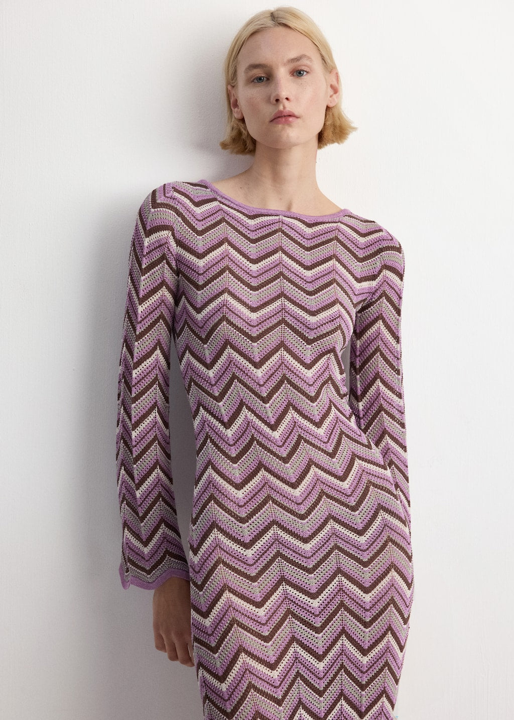 Mango dress mar in purple - Image 1
