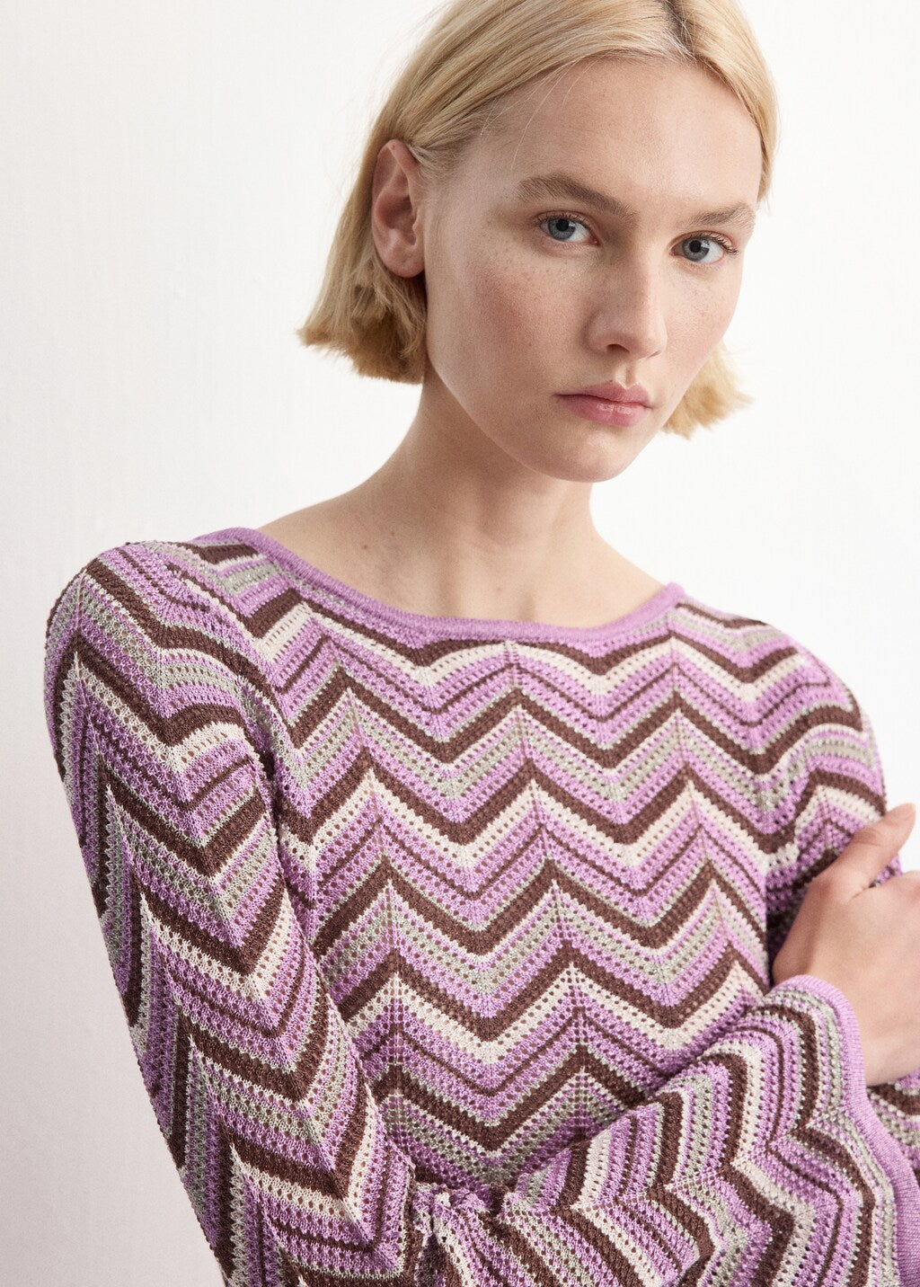 Mango dress mar in purple - Image 3