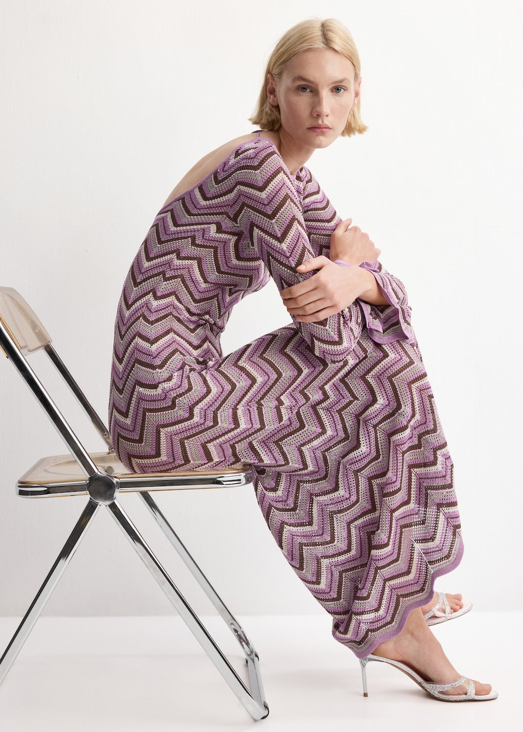Mango dress mar in purple - Image 4
