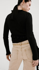 Mango cardigan heidi in anthracite - Image 6