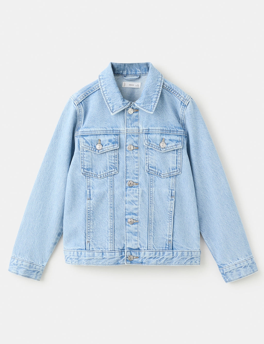 Mango jacket john in light denim - Image 1
