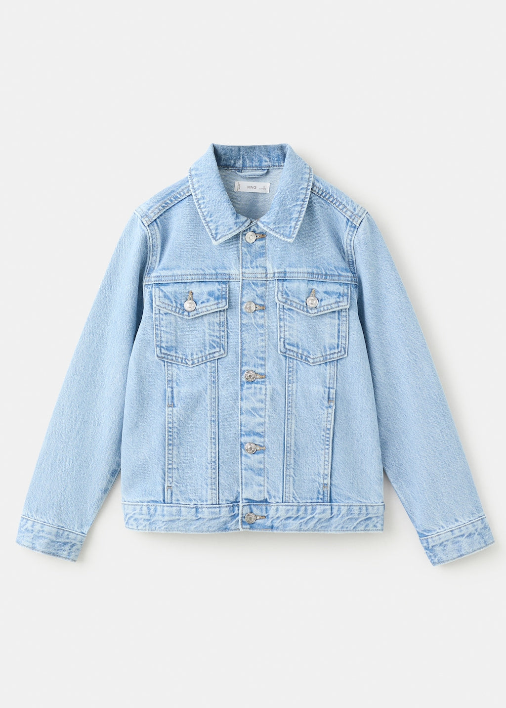 Mango jacket john in light denim - Image 1