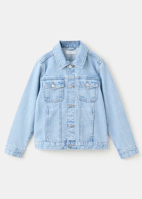 Mango jacket john in light denim