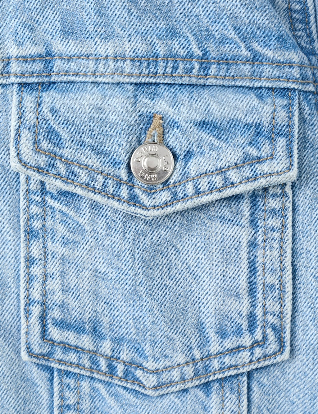 Mango jacket john in light denim - Image 2