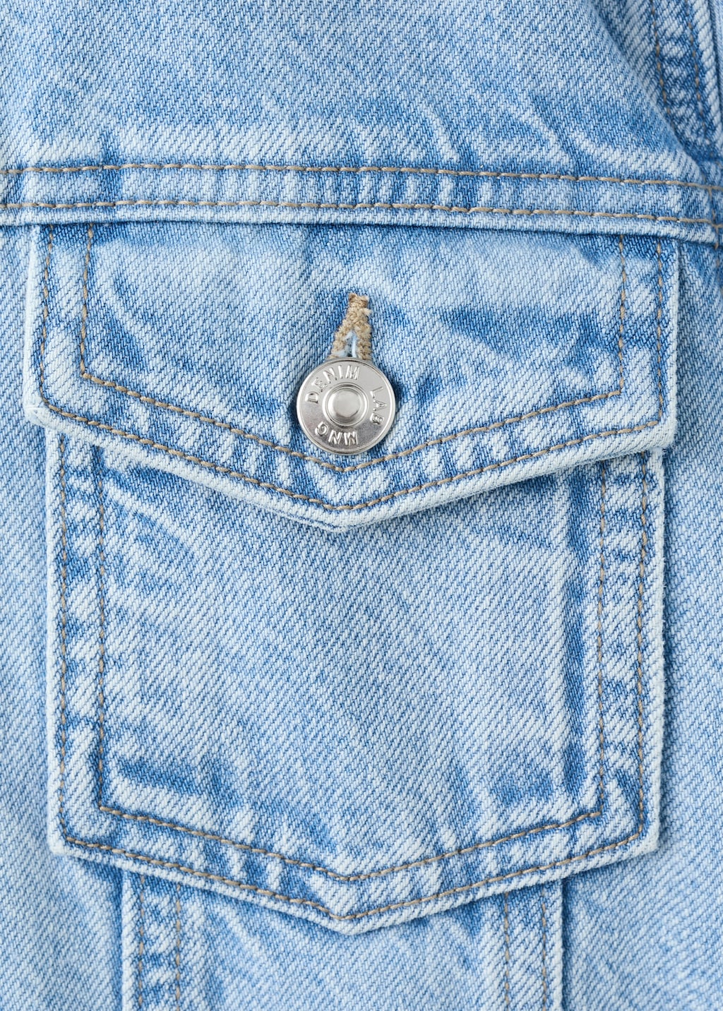 Mango jacket john in light denim - Image 2