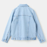 Mango jacket john in light denim - Image 5