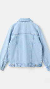 Mango jacket john in light denim - Image 5