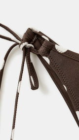 Mango bikini pantie calesia in brown - Image 5